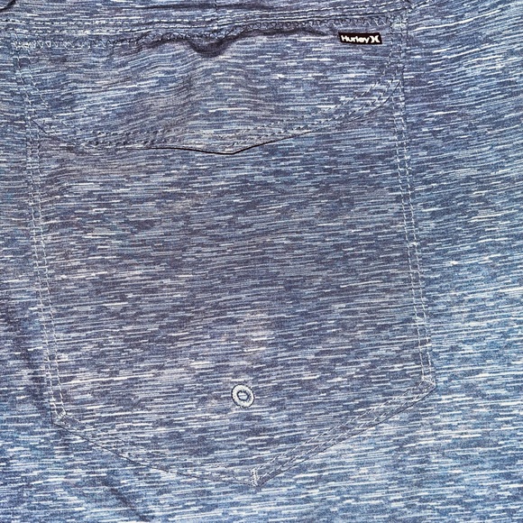 Hurley Navy Lace-Up Board Shorts Men’s size 38, never worn - Picture 4 of 5